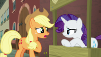 Applejack still not sure why the map picked her S5E16