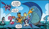 Comic issue 14 mantahawk.png (718 KB) Manta hawk in Friendship is Magic Issue #14