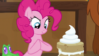 Pinkie Pie rubbing her hooves together S7E11