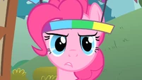 Pinkie Pie senses a problem.