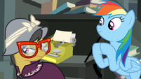 Rainbow Dash and A.K. Yearling S4E04