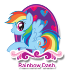 Rainbow Dash sprite from hubworld