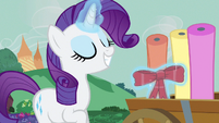 Rarity adding ribbon S3E8