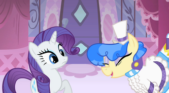 S01E19 Sapphire Shores rozmawia z Rarity