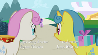 Twinkleshine and Lemon Hearts watch Twilight run off S1E1