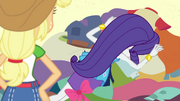 Applejack finds Rarity in pile of clothes EGROF