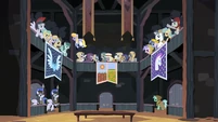 The meeting room of the three tribes.