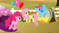 Pinkie Pie, Fluttershy and Rainbow Dash S2E15