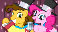 Pinkie Pie and Cheese together S4E12