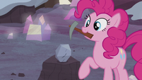 Pinkie Pie picks up her pickax S5E20