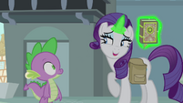 Rarity "you won't say a word to anypony" S4E23