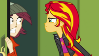 Sunset Shimmer scares boy in locker EG