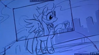 Twilight Sparkle inspects her costume S4E6