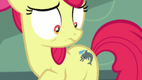 Apple Bloom with a dolphin cutie mark S5E4
