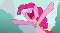 Pinkie Pie's cheerful scream S3E13