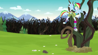 Rainbow Dash gets ensnared by vines EG4