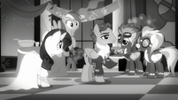Rarity, Rainbow, Wind Rider, Spitfire, and Misty together S5E15