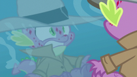 Spike hears Rarity call out to him S8E11