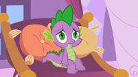Spike hears about the ponies' plans S1E26