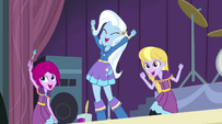 Trixie and her friends cheering EG2