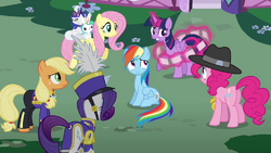 Twilight 'Pinkie, stop rapping!' S4E21.png