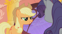 Applejack dictates Rarity's dare S1E08