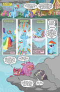 Big Boy and Runt tormenting Rainbow Dash on Micro-Series Issue #2 page 6