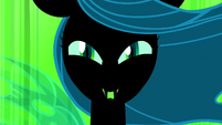 Queen Chrysalis snickers evilly S2E26