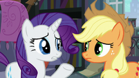 Rarity "why did it send the two of us?" S5E16