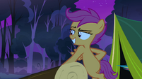 Scootaloo smiling sinisterly S3E06