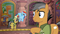 Daring Do asking for Quibble Pants' advice S6E13