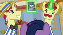 Flim and Flam blackmailing Twilight S8E16