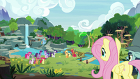 Fluttershy and friends finish building the sanctuary S7E5