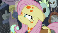 Fluttershy looking at the single flash bee S7E20