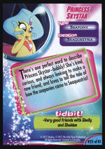 Princess Skystar MLP The Movie trading card back