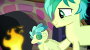 Sandbar holding his Hearth's Warming doll S8E16