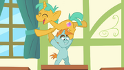 Snips and Snails balancing on desk S4E05.png