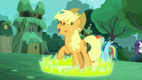 "Applejack" about to transform into her true self S5E26