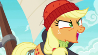 Applejack laughs like a sea pirate S6E22