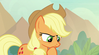 Applejack thinking to herself S8E23