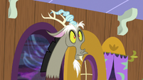 Discord entering his house S7E12