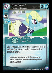 Eclair Creme, Vicarious Listener card MLP CCG.jpg