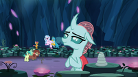 Ocellus in a meditation pose S9E3