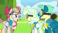 "Um, I just wanted you to know, you two are my new favorite ponies in all of Equestria."