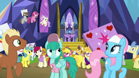 Twilight Sparkle comes out of the castle S7E14