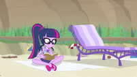 Twilight Sparkle reading a book EGFF