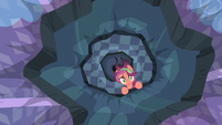 Crystal Pony mare in the destroyed ceiling S6E1