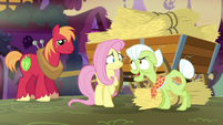 Granny Smith telling Fluttershy about the haunted maze S5E21