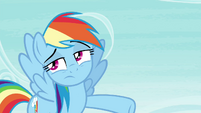 Rainbow pointing her hoof S4E21