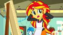 Sunset Shimmer covering her ears SS10